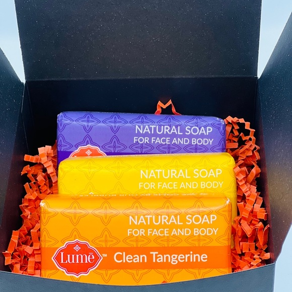 All Natural Bar Soap Lavender Sage Coconut Crush & Clean Tangerine 5oz Each - Picture 2 of 3